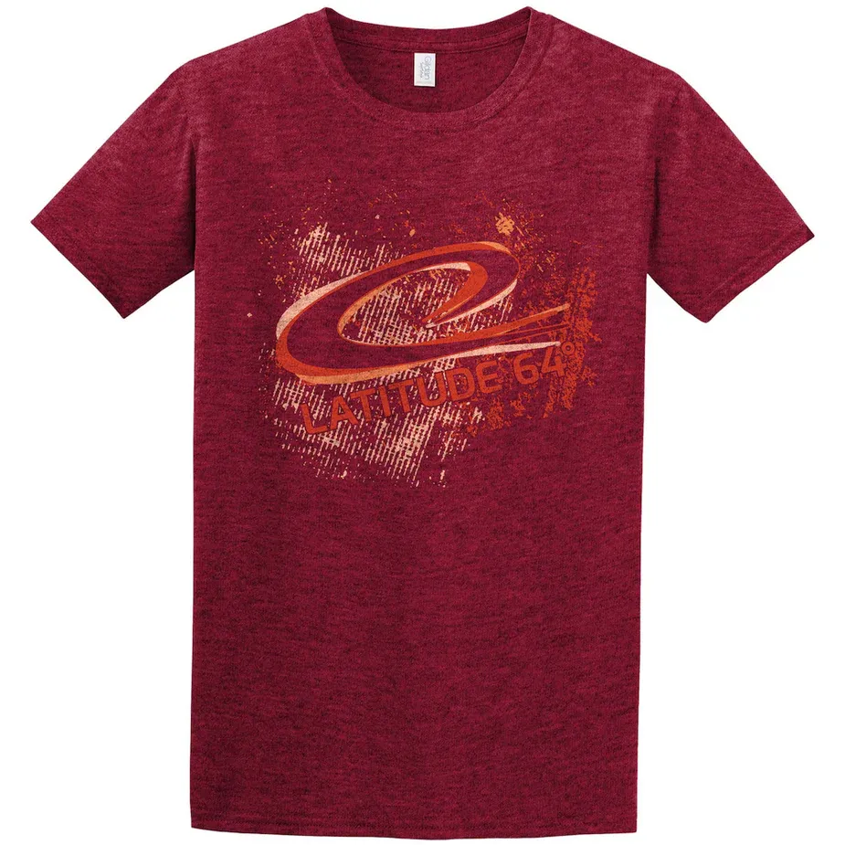 Latitude 64 Grunge Red T-Shirt Size X-large