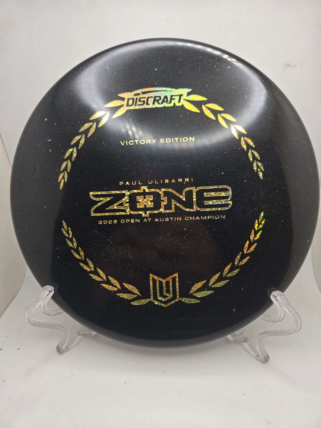 Discraft Discs Paul Ulibarri OAA Victory Edition Zone Black with Gold stamp 172g