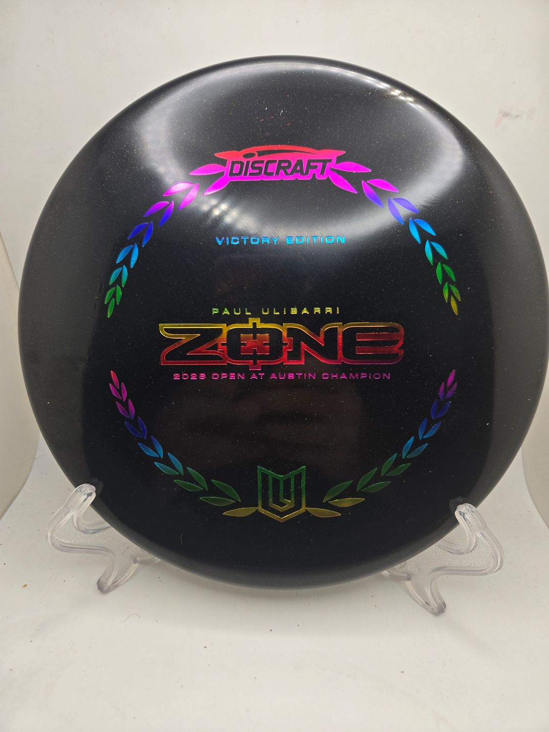 Discraft Discs Paul Ulibarri OAA Victory Edition Zone Black with Gradient stamp 175g