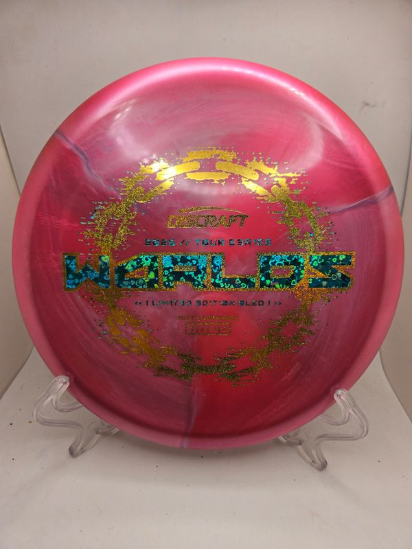Discraft Discs 2026 Worlds Tour Series Sled Salmon with Gold and Blue heart Stamp 175g