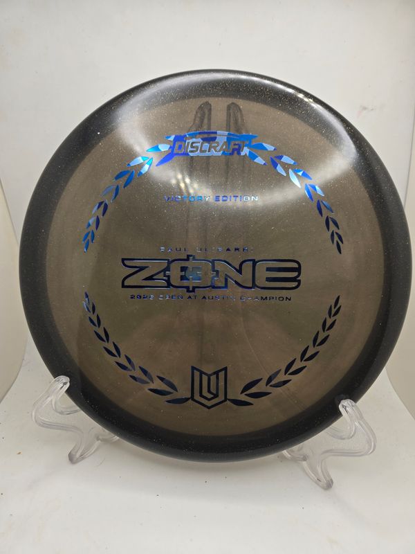 Discraft Discs Paul Ulibarri OAA Victory Edition Zone Black with Blue stamp 174g