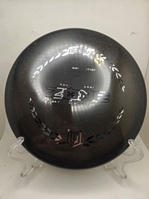 Discraft Discs Paul Ulibarri OAA Victory Edition Zone Black with Silver/Black stamp 173g