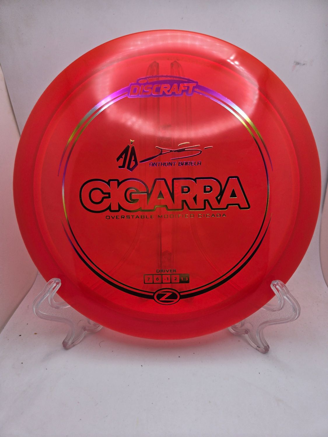 Discraft Discs Anthony Barela Signature Series Z Cigarra Red 169g