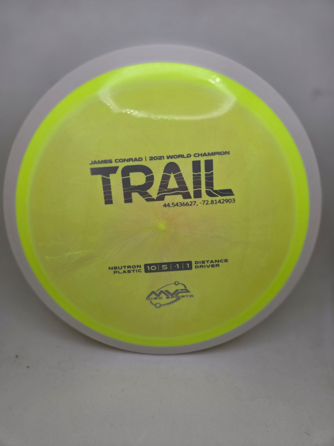 MVP Discs Neutron Trail Swirly Yellow 168g
