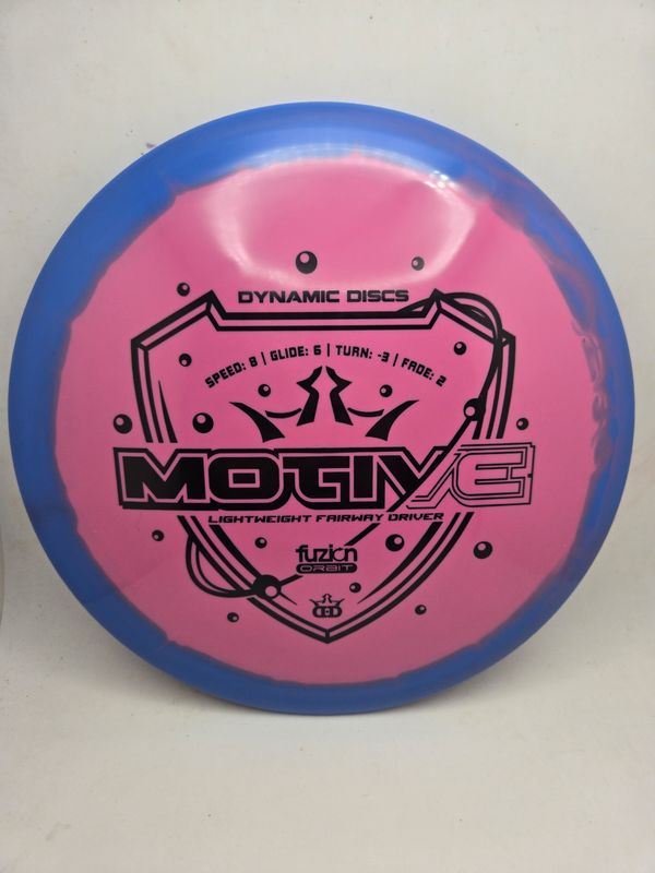 Dynamic Discs Fuzion Pink/Blue Motive 148g