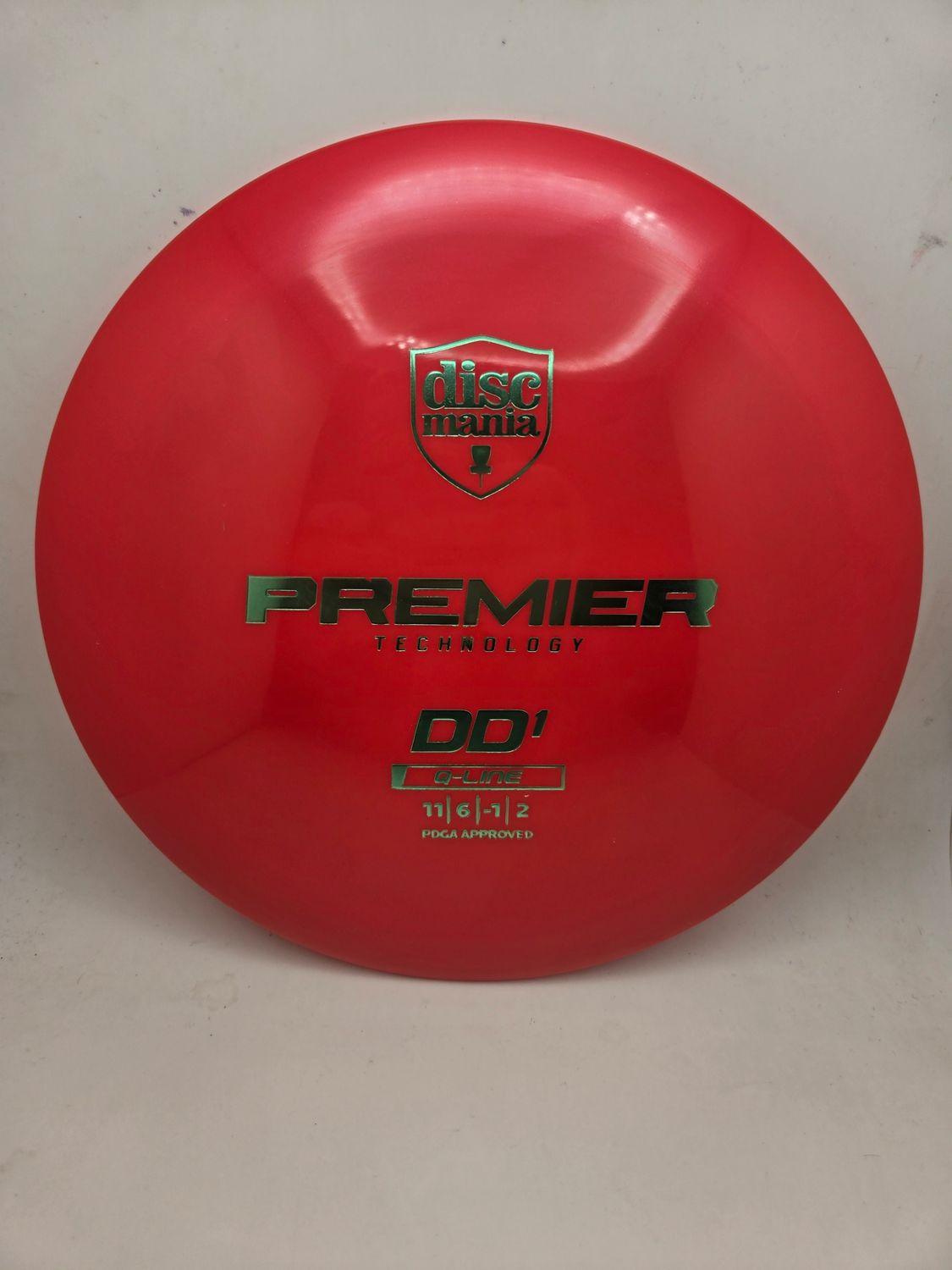 Discmania Discs DD1 Q-Line Red 168-169g