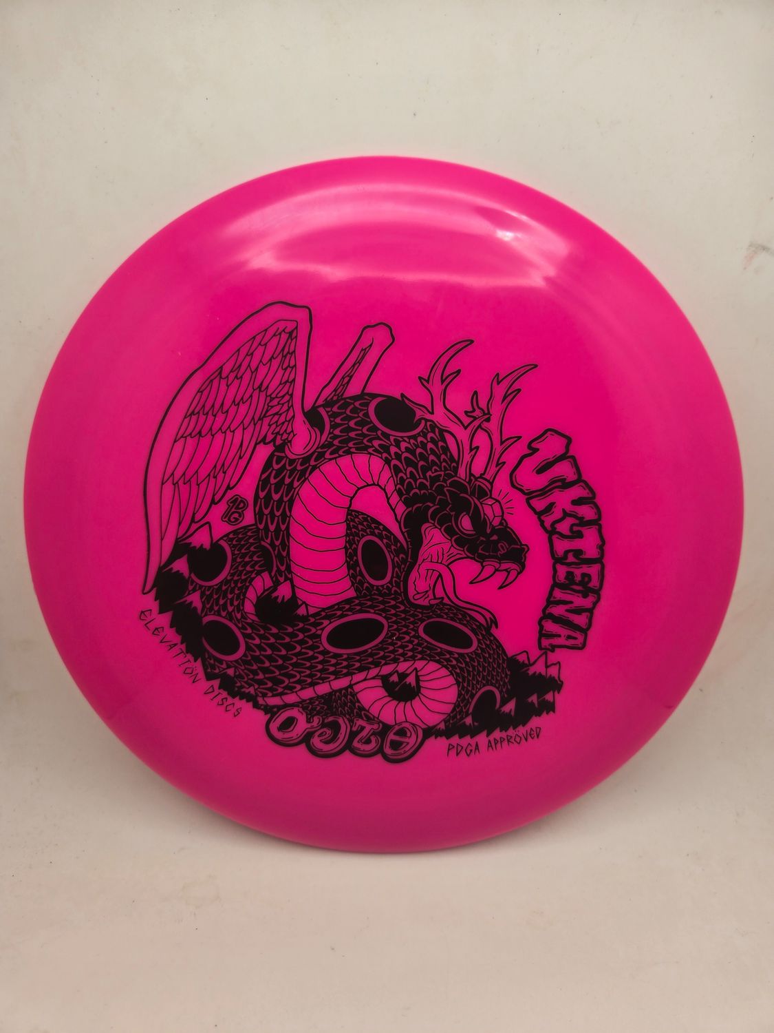 Elevation Discs Bubble Gum Uktena Bendy Pink 174-175g