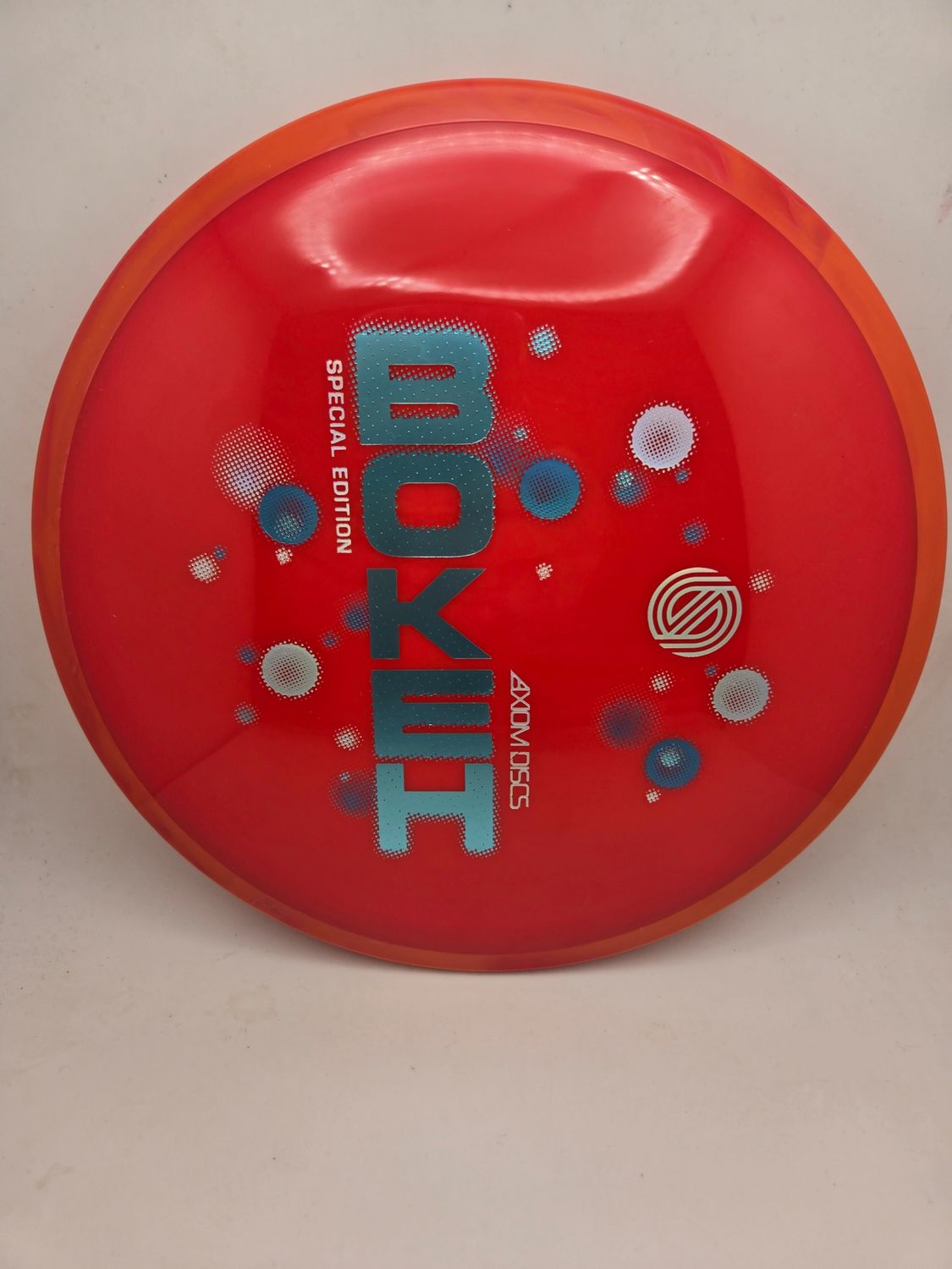 Axiom Neutron Bokeh - Special Edition Red with Orange Rim 167g