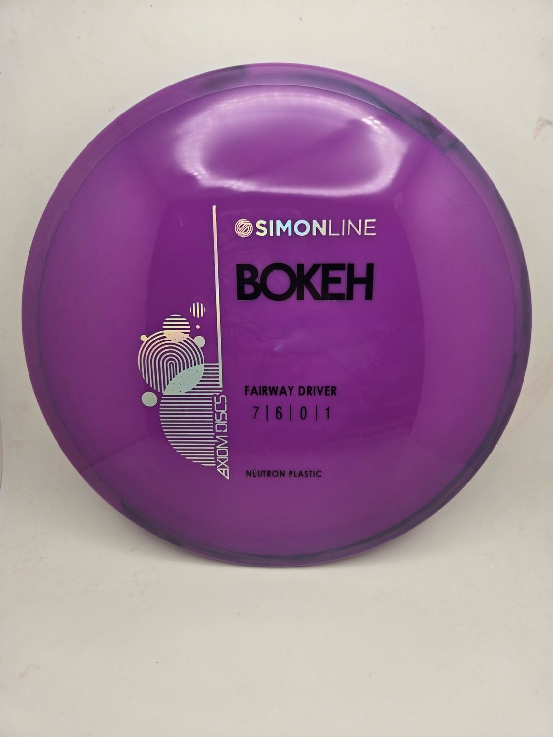 Axiom Neutron Bokeh - Stock Purple with Purple Rim 167g
