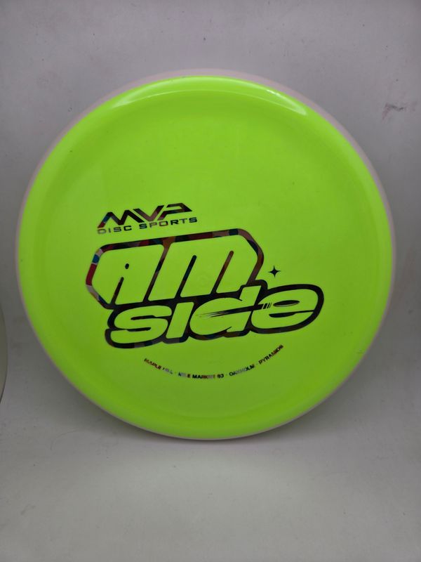MVP Discs Neutron Stasis 2026 MVP AM Side Dayglow Green with White rim 174g