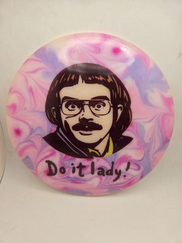 Latitude 64 Pearl Blank Dyed Pink/Purple Chit "Do it lady!" Opto 159g