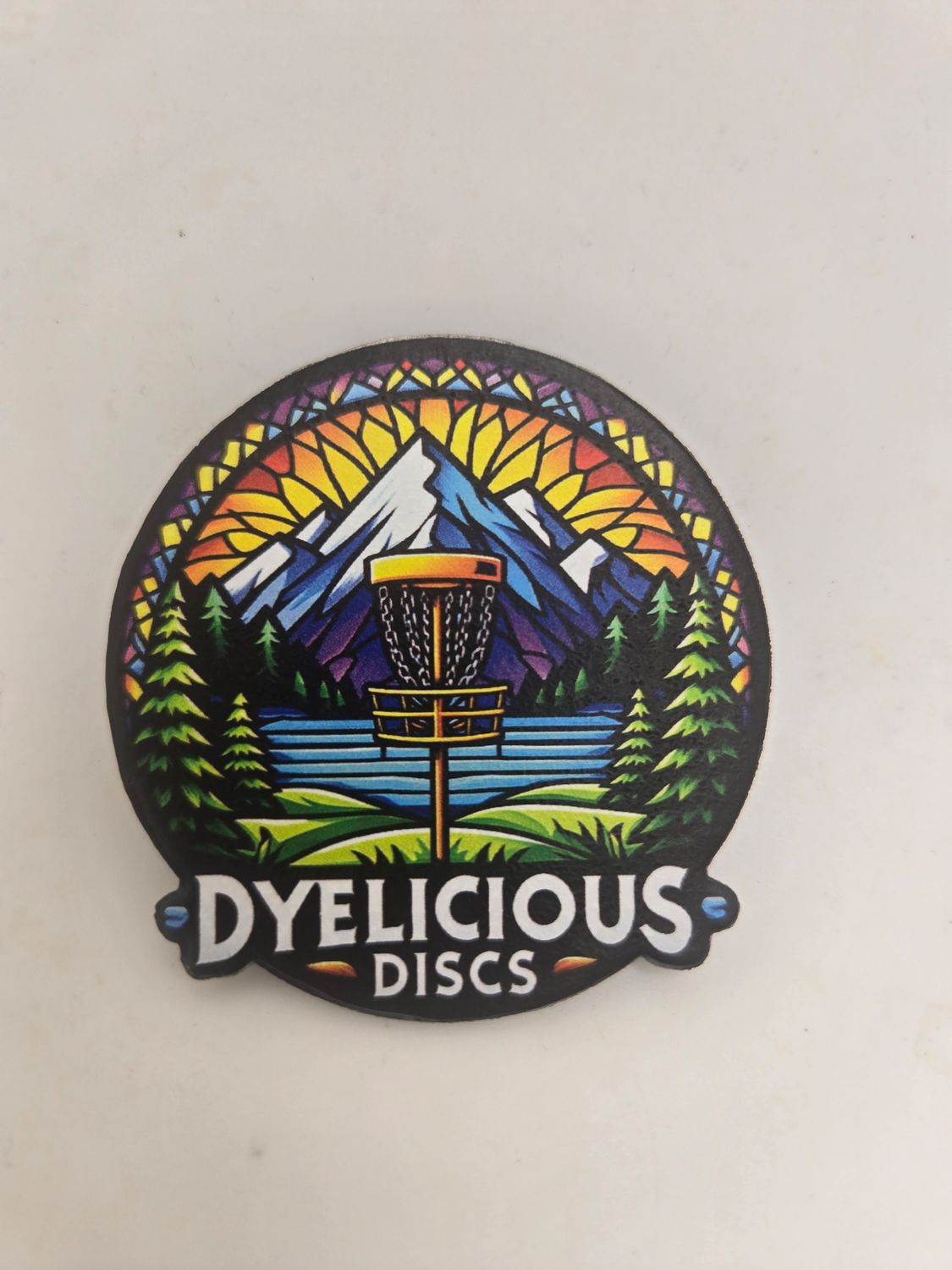 Dyelicious Discs Silicone 2 1/2 inch Velcro Patch