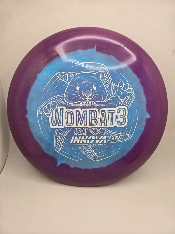 Innova Discs Halo Star Wombat3 Blue with Purple Rim 173g