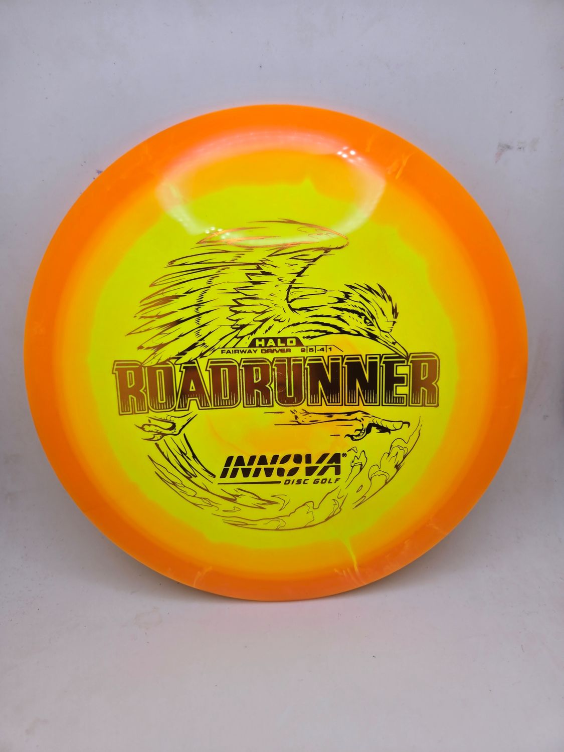 Innova Discs Halo Star Roadrunner Yellow with Orange Rim 171g
