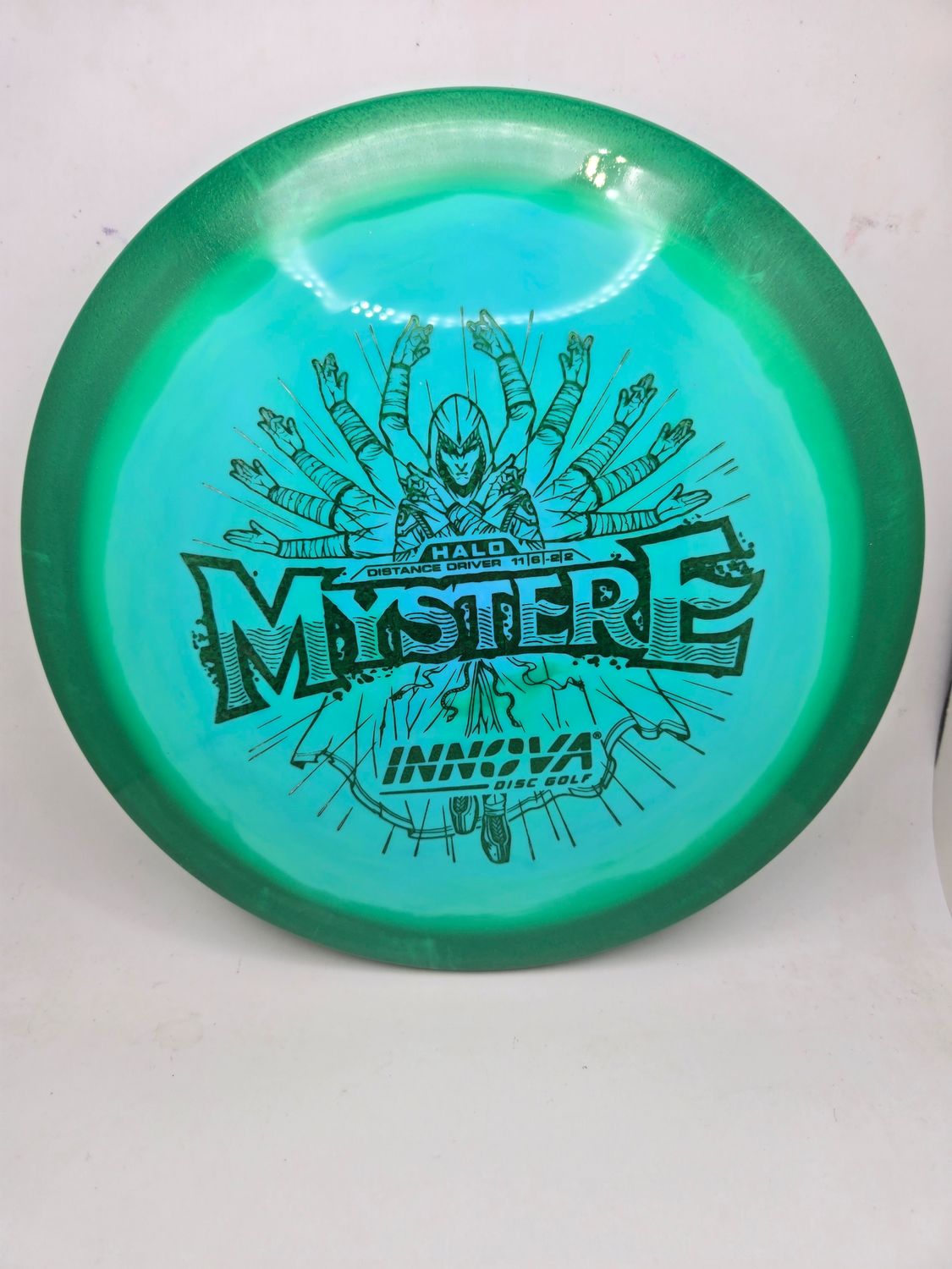 Innova Discs Halo Star Mystere Light Blue with Green Rim 168g