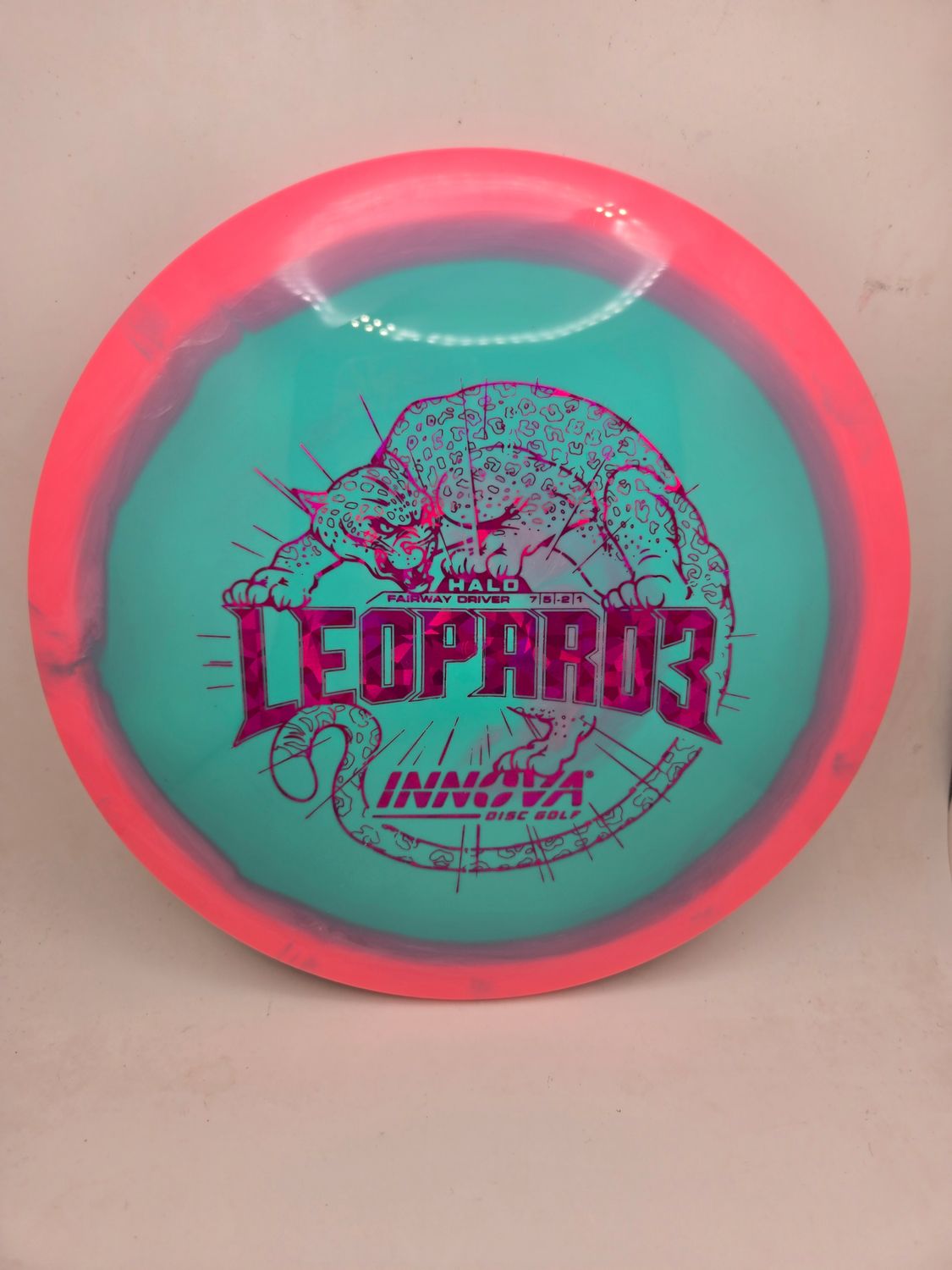 Innova Discs Halo Star Leopard3 Blue with Pink Rim 168g