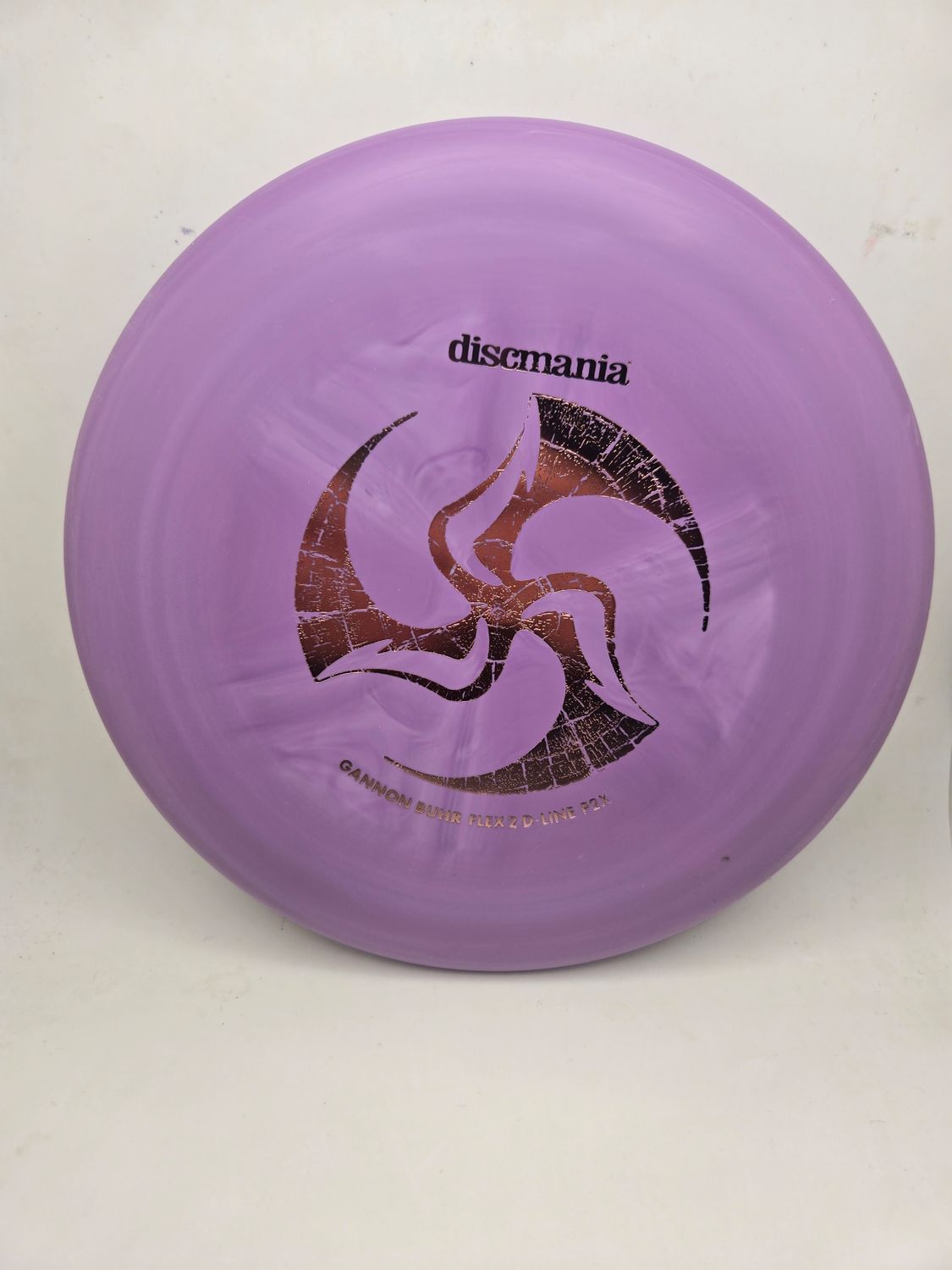 Dismania Discs Gannon Buhr Flex 2 D-Line P2X Purple and gold Huk lab 176g