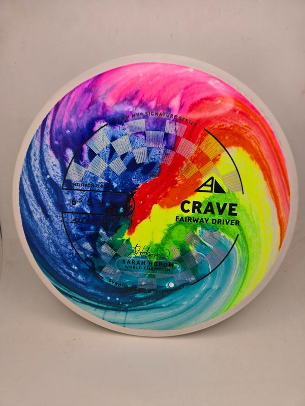 Axiom Discs Neutron Crave Sarah Hokom Dyed with White Rim 164g