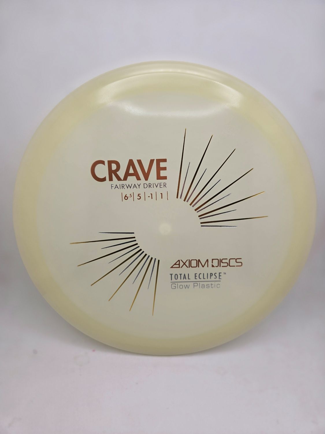 Axiom Discs Crave Total Eclipse Green with White Rim 172g