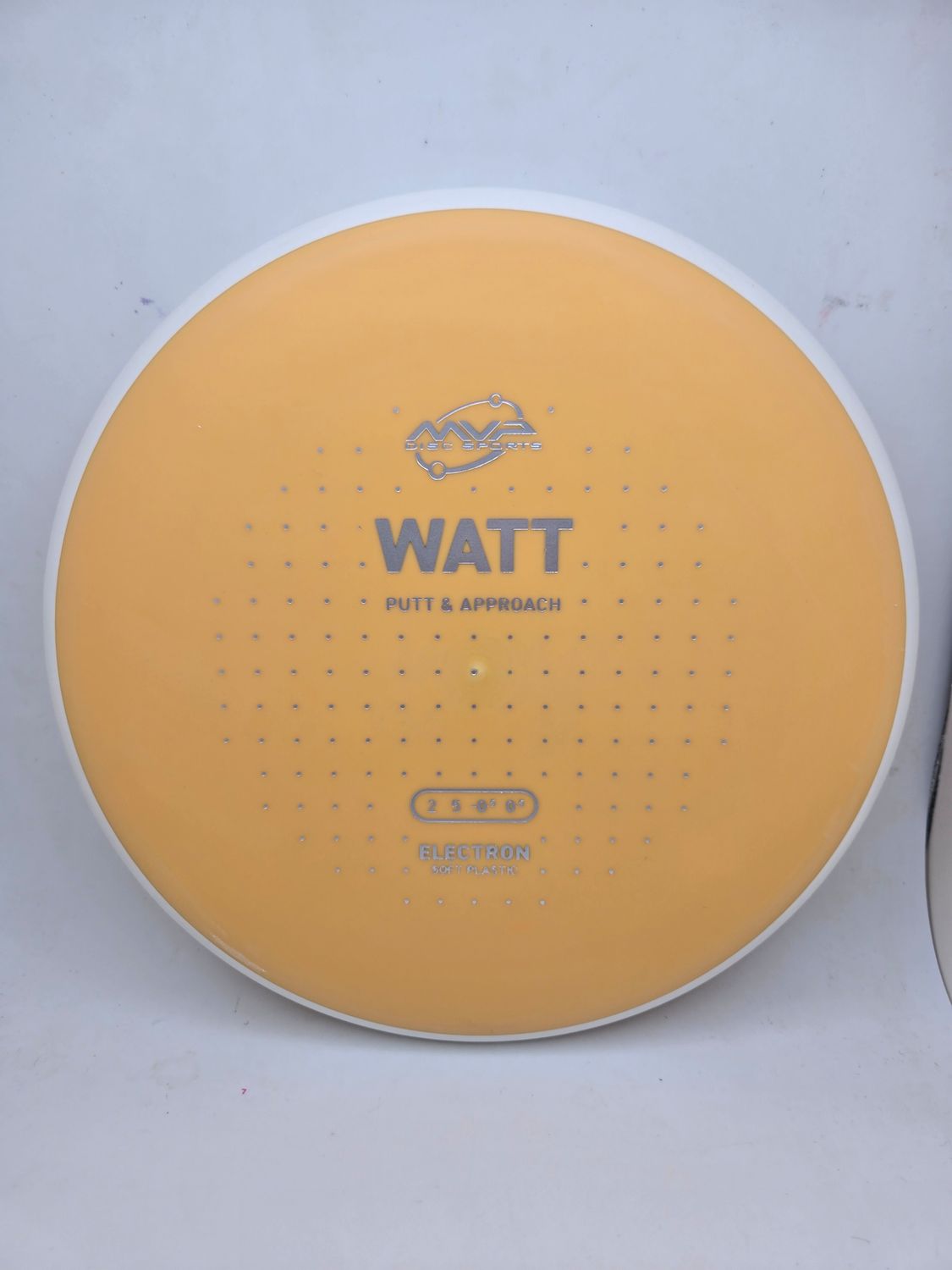 MVP Discs Electron Soft Watt Orange with White Rim 170g