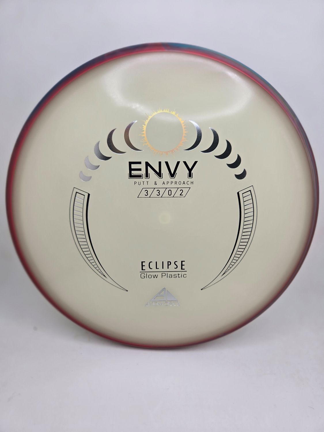 Axiom Disc Envy Eclipse with Red/Blue Swirly Rim 173g