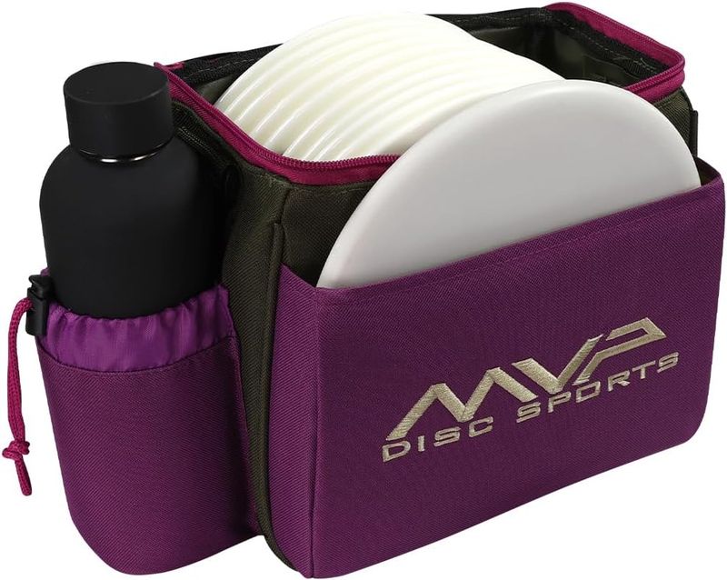 MVP Discs Cell Shoulder Bag Khaki/Purple