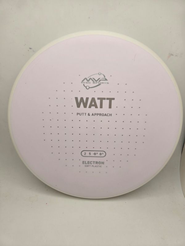MVP Discs Electron Soft Watt White/Light Pink with White Rim 170g