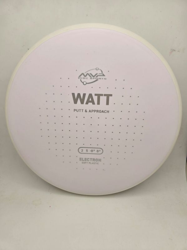 MVP Discs Electron Soft Watt White/Light Pink with White Rim 172g