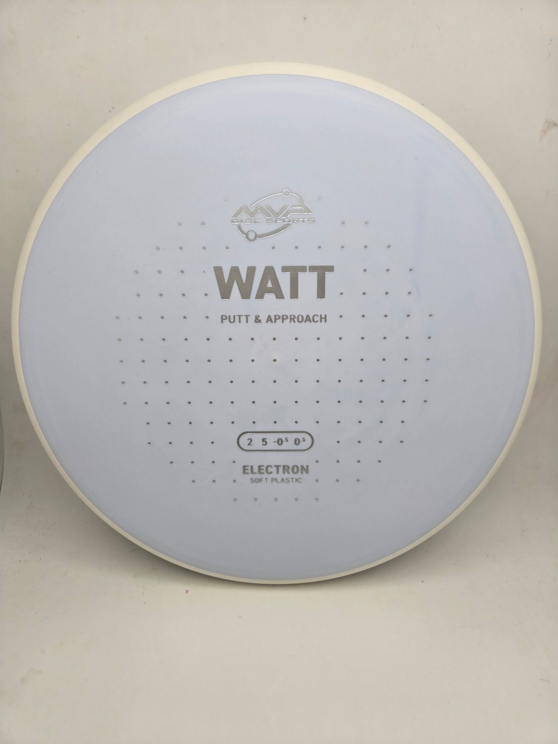 MVP Discs Electron Soft Watt Light Blue/White Rim 170g