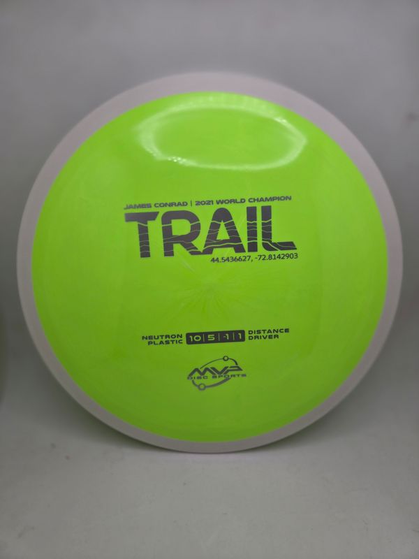 MVP Discs Neutron Trail Dayglow Green 168g