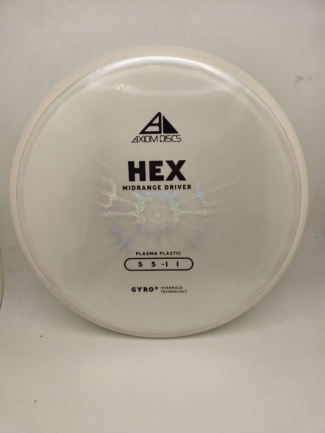 Axiom Discs Hex Plasma White with White Rim 175g