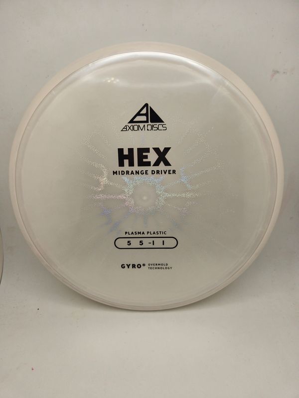 Axiom Discs Hex Plasma White with White Rim 175g