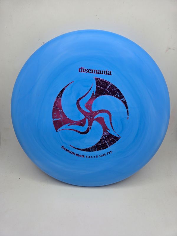 Dismania Discs Gannon Buhr Flex 2 D-Line P2X Blue and Purple Huk lab 174g