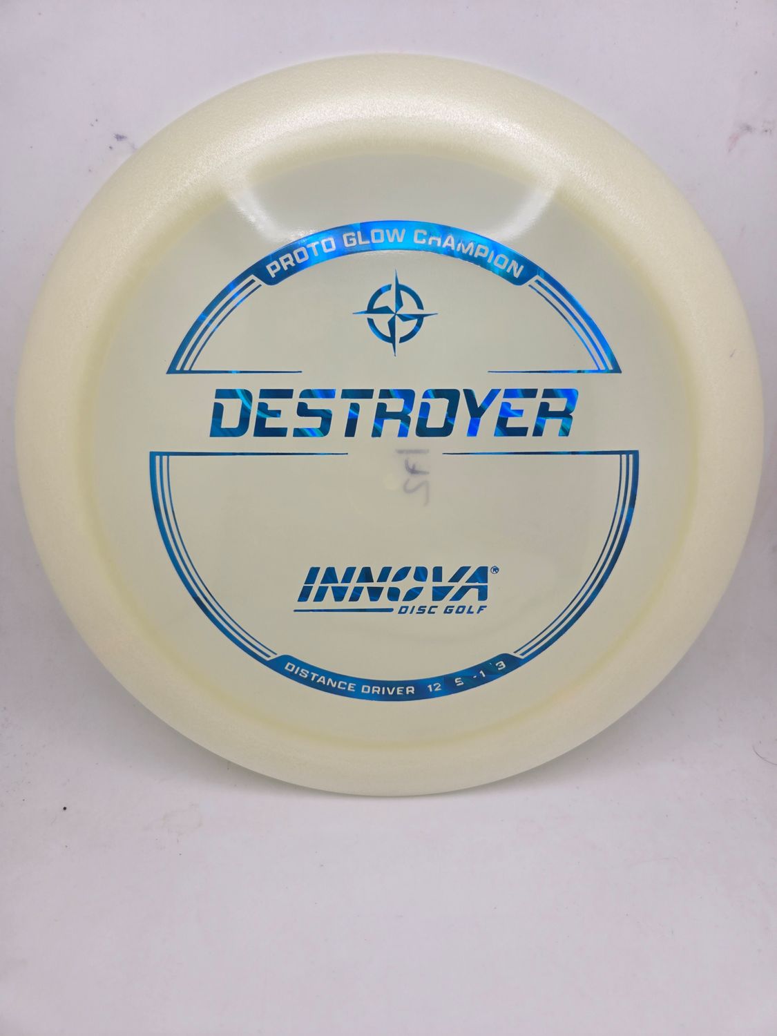 Innova Discs Proto Glow Champion Destroyer Blue Stamp 171g.