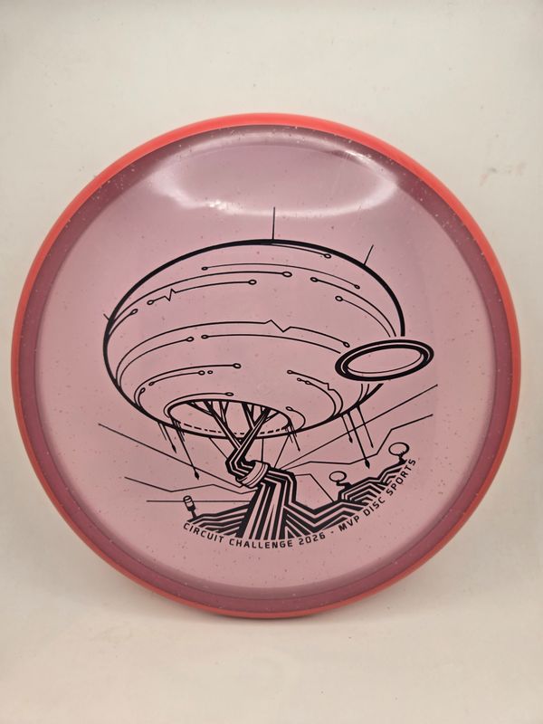 Axiom Discs Circuit Challenge Particle Glow Proton Paradox Watermelon Red with Green Rim 178g