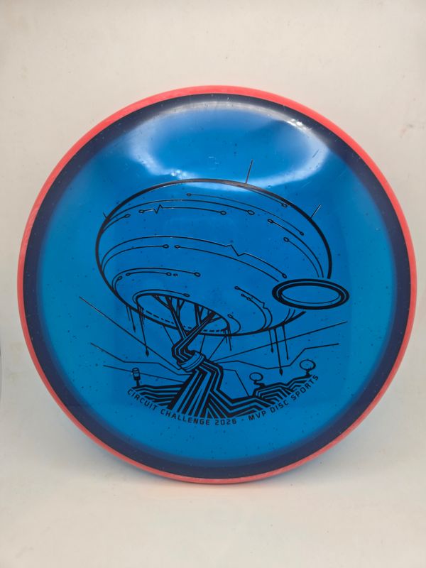 Axiom Discs Circuit Challenge Particle Glow Proton Paradox Blue with Orange Rim 178g