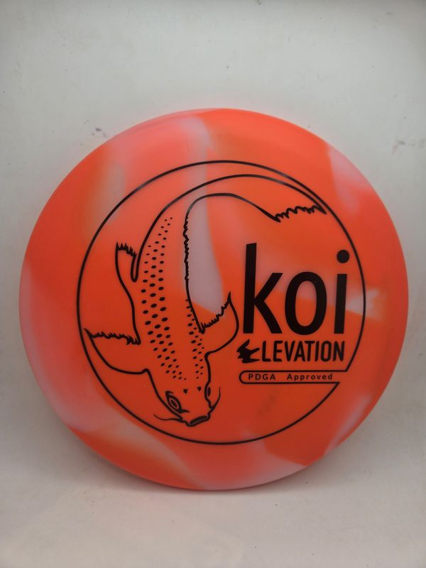 Elevation Discs Carnelian Glo-g Bendy Koi Orange 174g