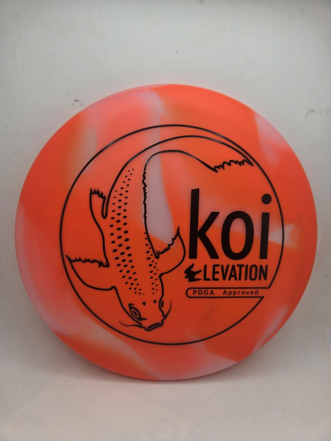 Elevation Discs Carnelian Glo-g Bendy Koi Orange 174g