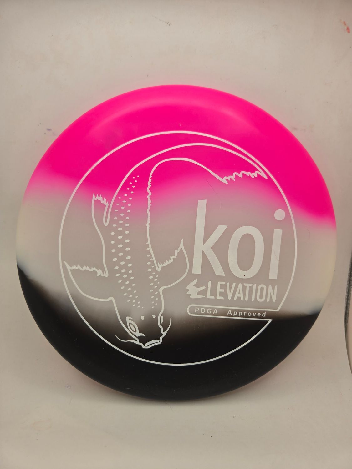 Elevation Discs Dichotomy Glo-g Bendy Koi Pink/White/Black 169g