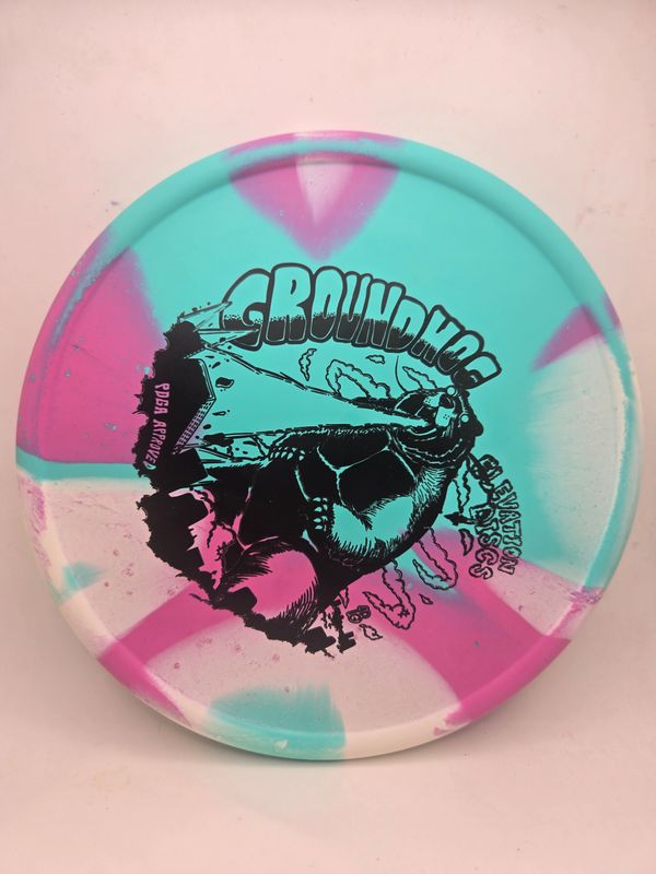 Elevation Discs 90's EcoFlex Groundhog White/Blue/Pink 174g