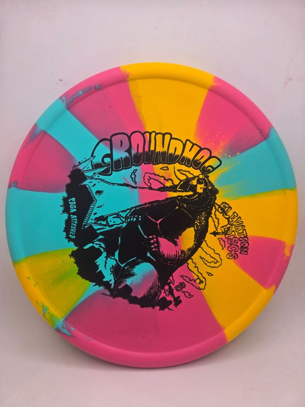 Elevation Discs Fiesta EcoFlex Groundhog Orange/Blue/Pink 174g