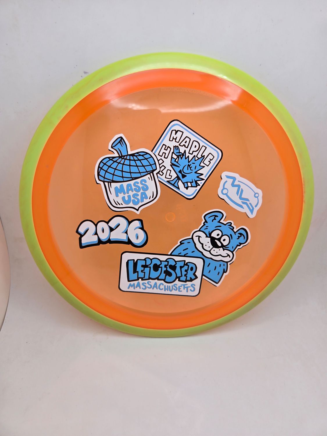 Axiom Discs MVP OPEN 2026 Proton Aspect Orange with Dayglow Yellow 173g