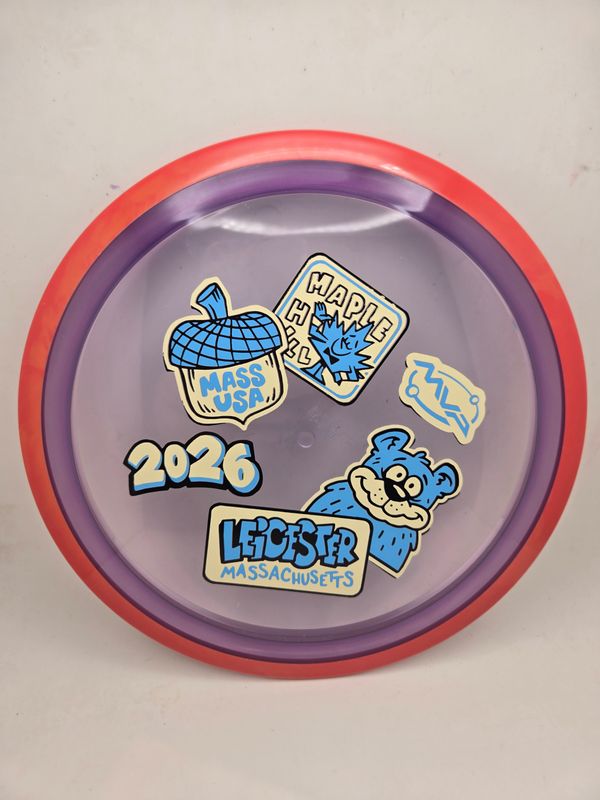 Axiom Discs MVP OPEN 2026 Proton Aspect Purple with Red Rim 172g
