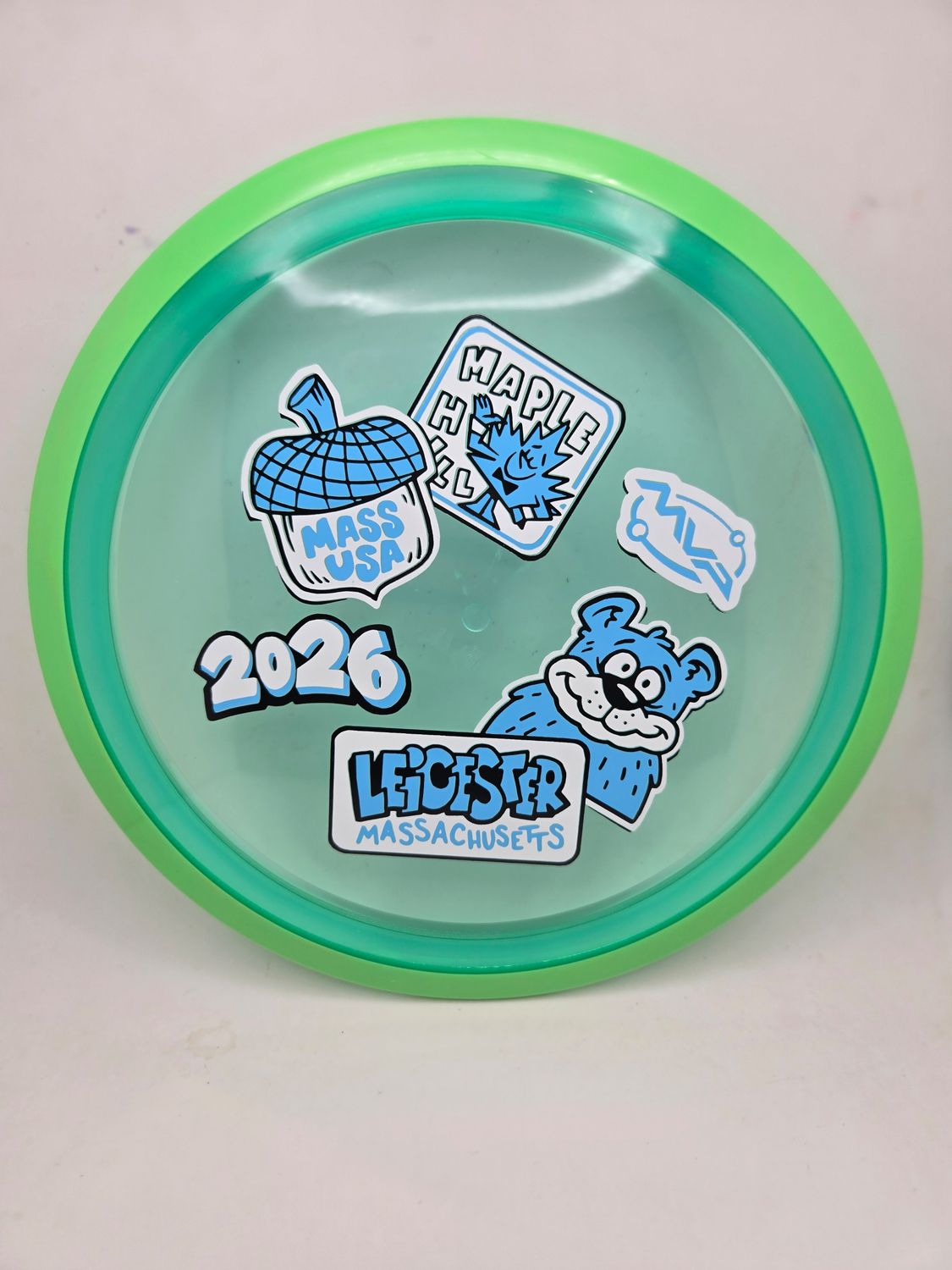 Axiom Discs MVP OPEN 2026 Proton Aspect Teal with Green Rim 171g