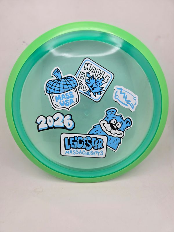 Axiom Discs MVP OPEN 2026 Proton Aspect Teal with Green Rim 171g