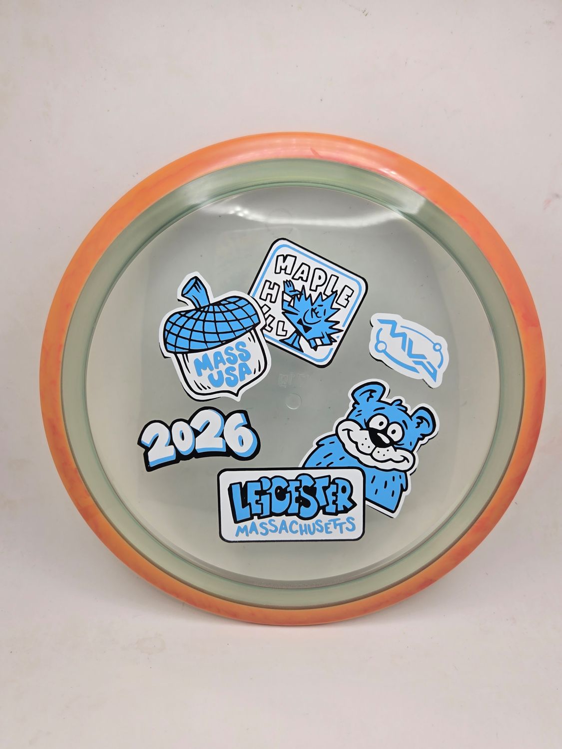 Axiom Discs MVP OPEN 2026 Proton Aspect Clear with Orange Rim 171g