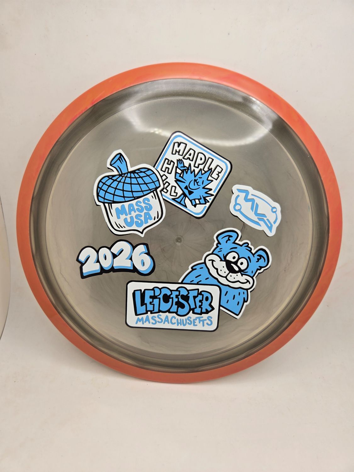Axiom Discs MVP OPEN 2026 Proton Aspect Clear Smoke with Orange Rim 171g
