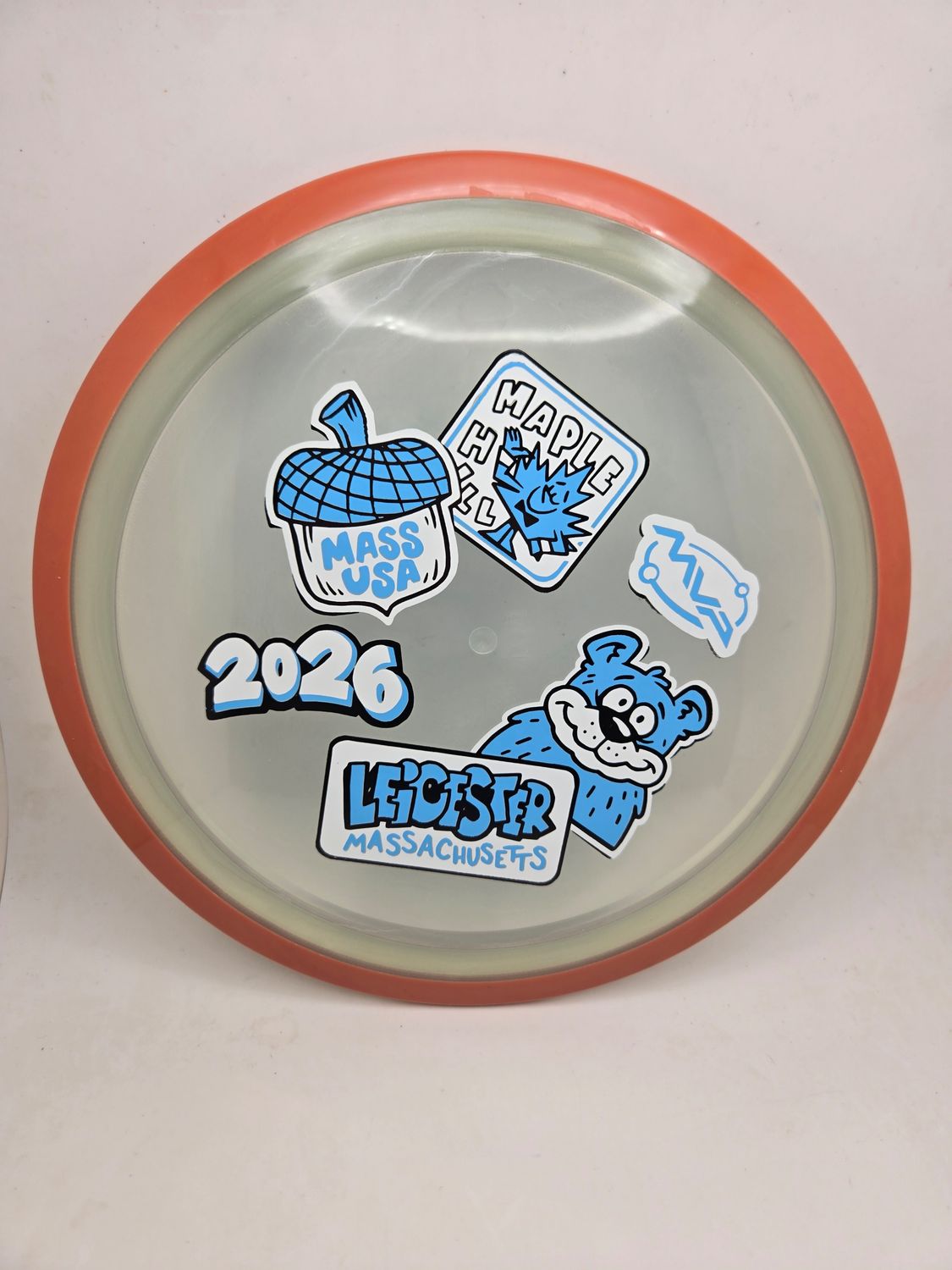 Axiom Discs MVP OPEN 2026 Proton Aspect Clear Blue with Orange Rim 171g