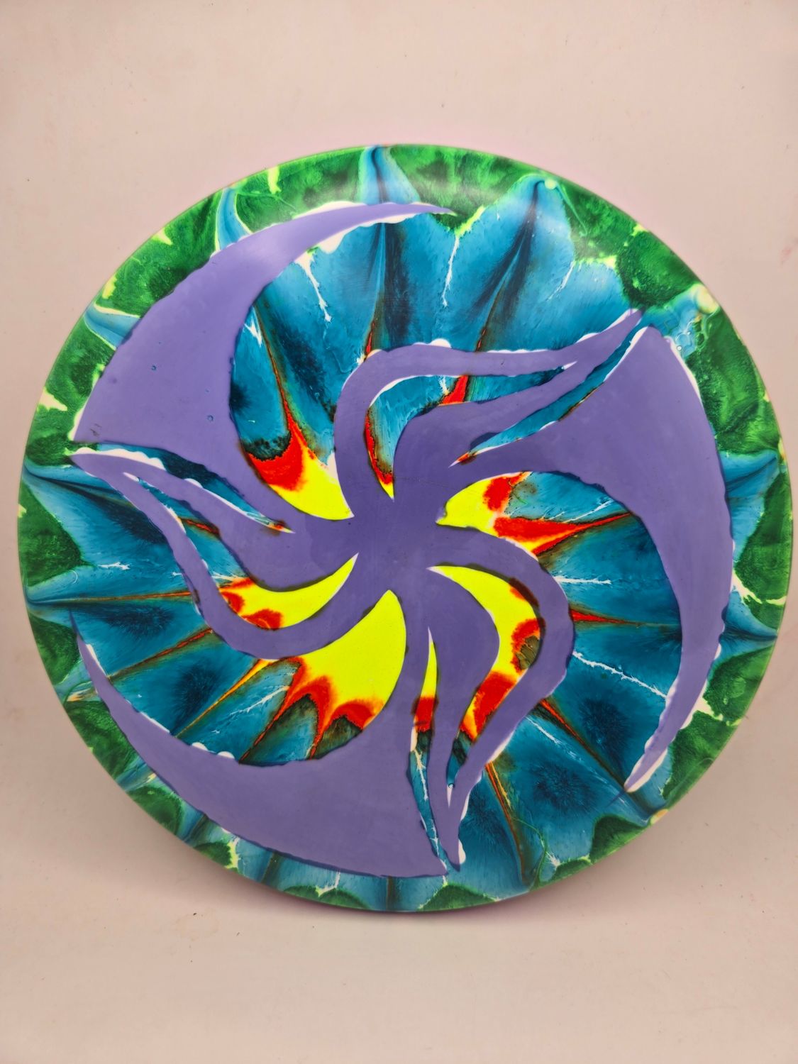 Discraft Discs Dyed I-Fly Purple Roach Blank Front Bottom Stamp ESP 170-174g