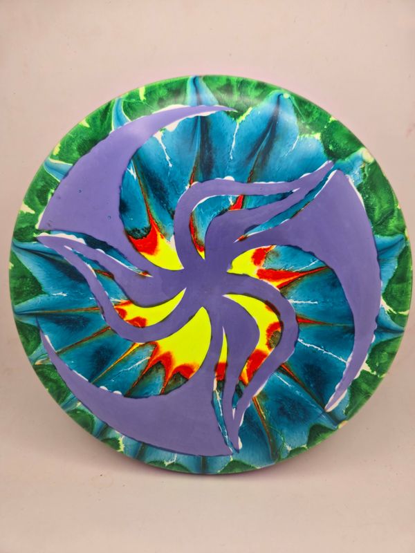 Discraft Discs Dyed I-Fly Purple Roach Blank Front Bottom Stamp ESP 170-174g